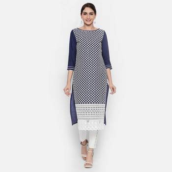 Blue cambric kurtas and kurtis 1