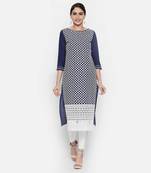 Blue cambric kurtas and kurtis