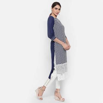 Blue cambric kurtas and kurtis 3