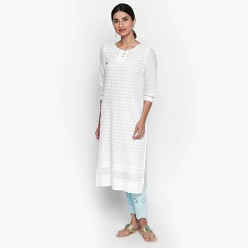 White cambric kurtas and kurtis 1