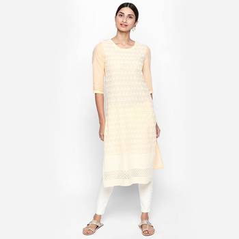 Beige cambric kurtas and kurtis 1