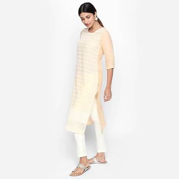 Beige cambric kurtas and kurtis 2