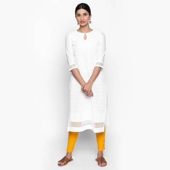 White cambric kurtas and kurtis 1