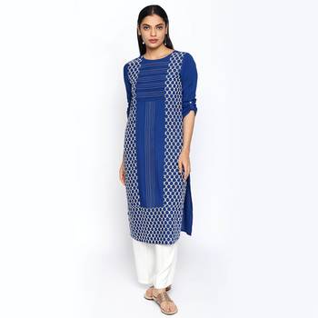 Blue rayon kurtas and kurtis 1