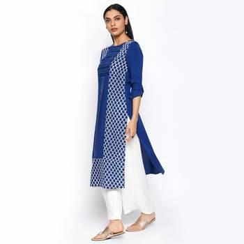 Blue rayon kurtas and kurtis 2