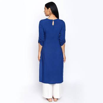 Blue rayon kurtas and kurtis 3
