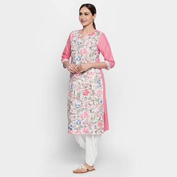 Coral cotton cambric kurtas and kurtis 2