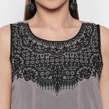 Grey crazy moss  kurtas and kurtis 4