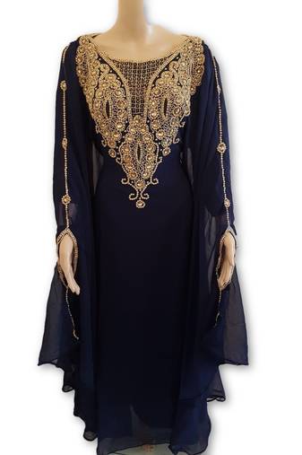ELEGANT ROYAL Moroccan Caftan Kaftan Abaya Wedding Robe Takchita var  