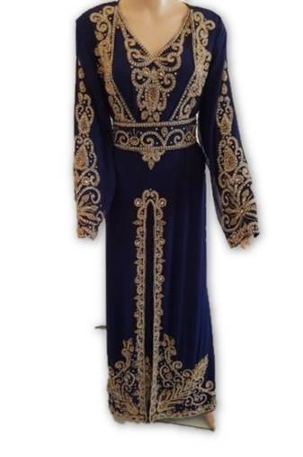EID Moroccan Kaftan Georgette Dress Jilbab Arabian clothing ISLAMIC