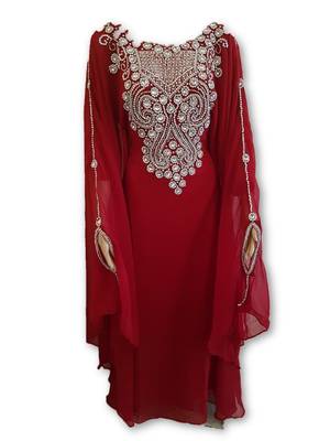 Exclusive Modern Oriental Luxury Thobe By Mehreen Creation For Women Dress   1