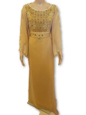   Beaded Abaya Arabian Islamic Luxury Arabians Thobe 1