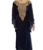 Exclusive Marriage Kaftan Moroccan Takshita Georgette Wedding Gown Dress  