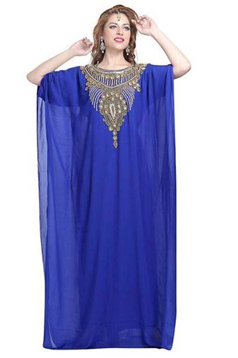 Women's Daily Wear Maxi Dress For Arabian Ladies