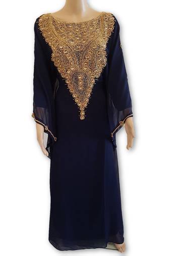 Evening Wear Abaya For Women's With Unique Embroidery Design