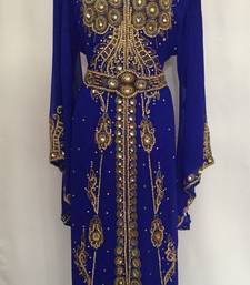 EID Moroccan Kaftan Georgette Dress Jilbab Arabian clothing ISLAMIC