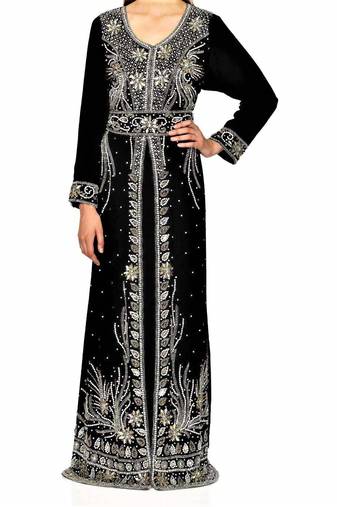 Arabic Party Wear Costume For Ladies With Exclusive Embroidery Design