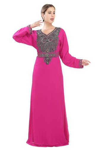 Latest Modern New Fancy Georgette Kaftan Dress At Lowest Price Mehreen Creation