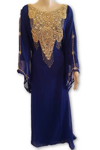 Party Wear Fustan With Unique Embroidery Design