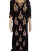 Floor Touch Party Wear Maxi Dress For Arabian Women