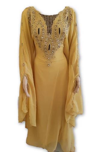 Top Rated Caftan With Simple Embroidery