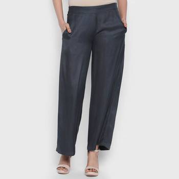 Grey Cambric palazzo pants 1