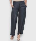 Grey Cambric palazzo pants