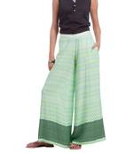 Off White Rayon palazzo pants