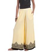 Lemon Rayon palazzo pants