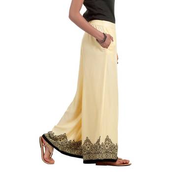 Lemon Rayon palazzo pants 2