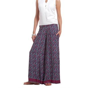 Blue  Rayon palazzo pants 1