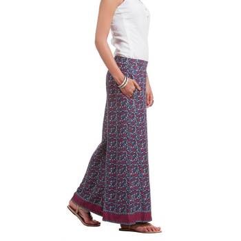 Blue  Rayon palazzo pants 2