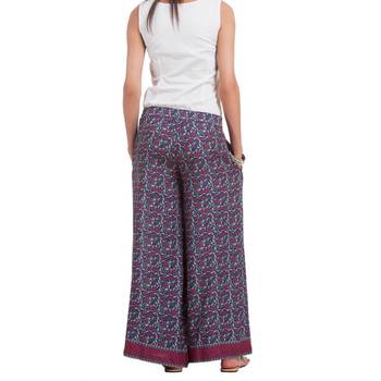 Blue  Rayon palazzo pants 3