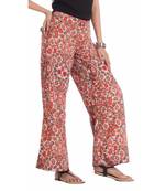 Multicolor Rayon palazzo pants