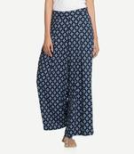 Blue Rayon palazzo pants