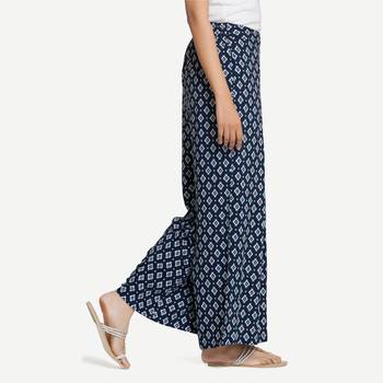 Blue Rayon palazzo pants 2