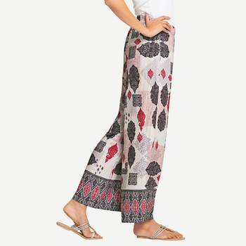 White Rayon palazzo pants 2