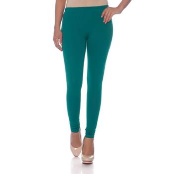 Blue Cotton Ethnic Wear Churidar Leggings For Women'S 1