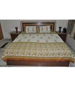 Printed Bed Sheet Double Bedspread Traditional Pillow Cover 83 By 107 Inches