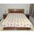 Kantha Work Decoative Floral Print Bedsheets 110 X 90 Inches
