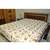 Kantha Work Decoative Floral Print Bedsheets 110 X 90 Inches