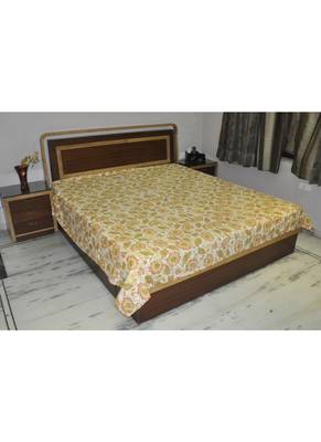 Lal Haveli Cotton Fabric Jaipuri Bedsheet King Size Living Room Decor 2