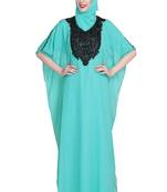 Phrozy embroidered georgette moroccan islamic kaftans