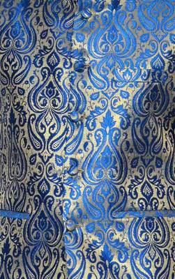 Blue Woven Art Silk Dhoti Kurta 4