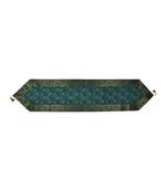 Lal Haveli Green Silk Fabric Dining Table Runner 72 x 16 inch