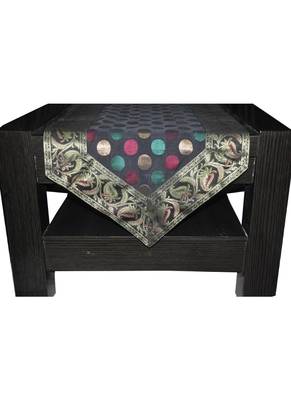 Polka Dot Design Silk Table Runner 63 x 17 Inches 4