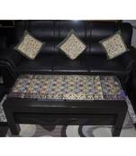 Traditional Paisley Work Banarasi Silk Table Runner For Wedding Decor 63 x 17 Inch Purple Color Mother's Day Gift