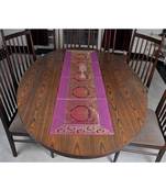 Lal Haveli Pink Color Silk Table Runner for Table Decorations 60 X 16 inches