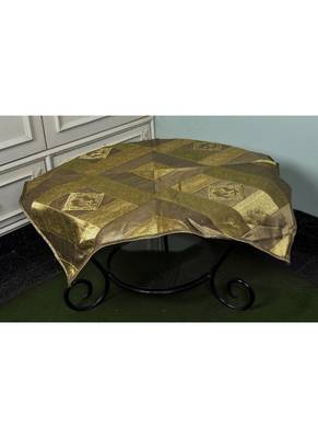 Elephant Work Design Square Silk Table Cloth 35 X 35 Inches 1