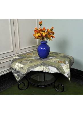 Handmade Floral Work Design Decorative Silk Center Table Cloth 35 X 35 Inches 2